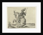 Spear rider with open visor by Jacob de Gheyn II