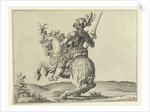 Spear rider with open visor by Jacob de Gheyn II