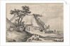 Farm and shepherd with sheep and goat by Boëtius Adamsz. Bolswert