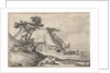 Farm and shepherd with sheep and goat by Boëtius Adamsz. Bolswert