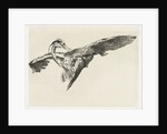 A falcon is a heron in flight by Guillaume Anne van der Brugghen