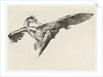 A falcon is a heron in flight by Guillaume Anne van der Brugghen