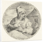 Hen-pecked husband by Cornelis Danckerts I