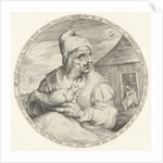 Hen-pecked husband by Cornelis Danckerts I