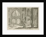 Interior of St. John Lateran in Rome by Claes Jansz. Visscher II