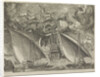 Two galleys behind a three-master, airborne fall of Phaeton by Pieter Brueghel I