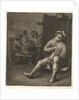 Sleeping man in a tavern by Jacob Hoolaart