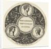 Medallion with Caesar, Claudius and Otho by Theodor de Bry