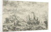 Ships on a stormy sea by Bonaventura Peeters I