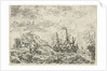 Ships on a stormy sea by Bonaventura Peeters I