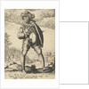Soldier with sword and shield by Hendrick Goltzius