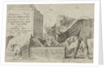 Animals at a fountain by Jan van den Hecke I