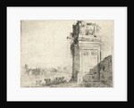 Ruin of Arch of Constantine in Rome by Cornelis van Poelenburch