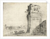 Ruin of Arch of Constantine in Rome by Cornelis van Poelenburch