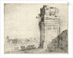 Ruin of Arch of Constantine in Rome by Cornelis van Poelenburch