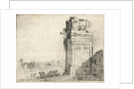 Ruin of Arch of Constantine in Rome by Cornelis van Poelenburch