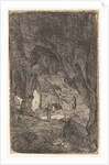 Interior of a cave by Bartholomeus Breenbergh