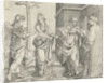 Amadeus Berutti with Austerity (Austeritas) and Friendship (Amicitia) and Love (Amor) by Marcantonio Raimondi