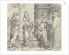 Amadeus Berutti with Austerity (Austeritas) and Friendship (Amicitia) and Love (Amor) by Marcantonio Raimondi