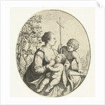 Mary with Christ and John the Baptist by Willem Basse