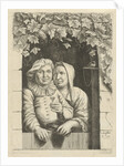 Couple in a doorway by Nicolaes van Haeften