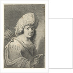 Portrait of a boy with turban, quiver and hammer by Pieter Fransz. de Grebber