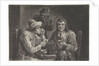 Drinking and smoking men by Jan van der Bruggen