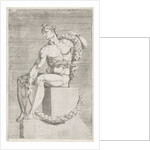 Figure from the Sistine Chapel, Rome Italy by Michelangelo