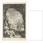 Queen hidden in a cave by Jacob Lescailje