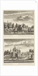 Alkmaar with city gates and the Great Church by Anonymous