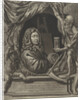 Self Portrait of Michiel van Musscher in allegorical frame by Michiel van Musscher