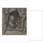 Self Portrait of Michiel van Musscher in allegorical frame by Michiel van Musscher