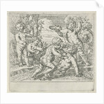 Fighting putti by Peter van Lint