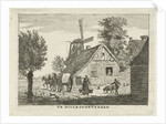 View of a village by Hendrik Roosing