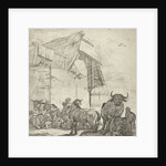 Resting cattle on a farm by Giovanni Giacomo Rossi