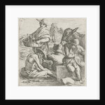 Gin seller and the three beggars by Jan van Ossenbeeck