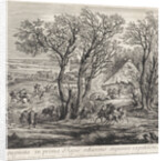 Dôle Jura France, City taken by French troops by Adam Frans van der Meule