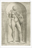 Statue of Emperor Commodus as Hercules by Antonio Lafreri
