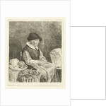 Old woman by Quiringh Gerritsz. van Brekelenkam