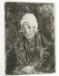 Katwijk old woman by Jozef Israëls