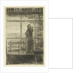 Waiting woman with child by Jozef Israëls