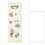 Leaf with eight vignettes by Willem Bilderdijk