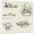 Journal with five vignettes by Willem Bilderdijk