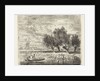 Willows at the waterside by Augustinus Jacobus Bernardus Wouters