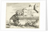 Bear near stone wall by Nicolaes Visscher I