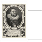 Portrait of Abraham van der Meer at the age of 42 with miniature portrait of his wife Maria van den Corput at the age of 23 by Gerardus Joannes Vossius