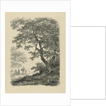 Travellers on a forest path by Remigius Adrianus Haanen