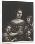 Portrait of a mother with four children by Wallerant Vaillant