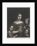 Portrait of a mother with four children by Wallerant Vaillant