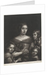 Portrait of a mother with four children by Wallerant Vaillant
